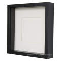 High quality custom MDF cheap 3D deep square shadow box frame display photo frame wholesale